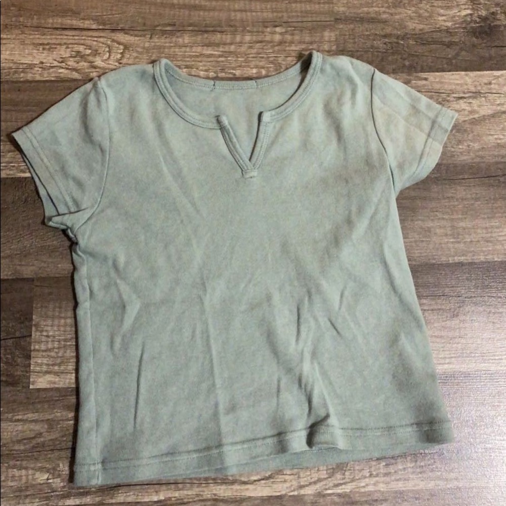 green brandy melville shirt